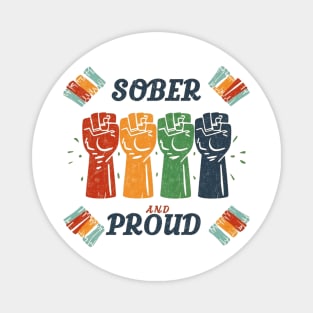 Sober and Proud Magnet